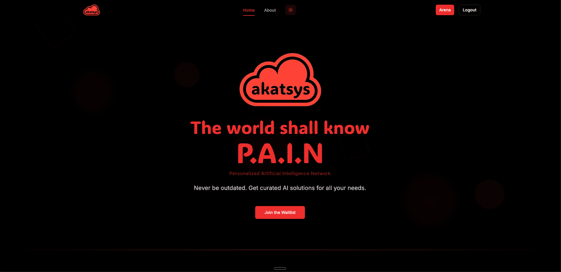Akatsys - Personalized AI Network